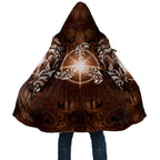New Zealand Matariki Tupuanuku Cloak Maori Moko Brown Galaxy