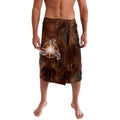 New Zealand Matariki Tupuanuku Lavalava Maori Moko Brown Galaxy