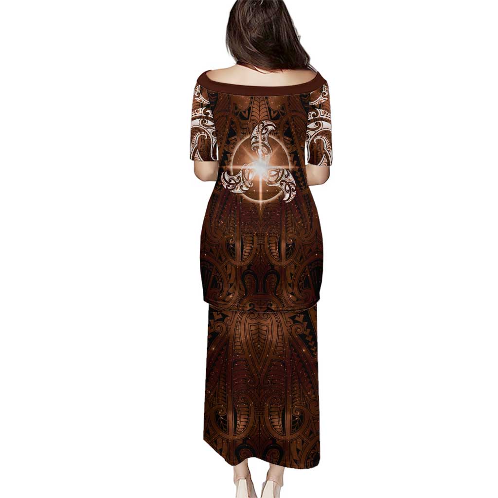 New Zealand Matariki Tupuanuku Puletasi Maori Moko Brown Galaxy