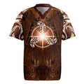 New Zealand Matariki Tupuanuku Rugby Jersey Maori Moko Brown Galaxy
