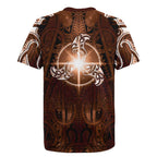 New Zealand Matariki Tupuanuku Rugby Jersey Maori Moko Brown Galaxy