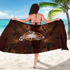 New Zealand Matariki Tupuanuku Sarong Maori Moko Brown Galaxy