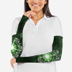 New Zealand Matariki Tupuarangi Arm Sleeves Maori Moko Green Galaxy