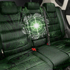 New Zealand Matariki Tupuarangi Back Car Seat Cover Maori Moko Green Galaxy