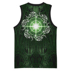 New Zealand Matariki Tupuarangi Basketball Jersey Maori Moko Green Galaxy