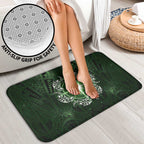 New Zealand Matariki Tupuarangi Bathroom Set Maori Moko Green Galaxy