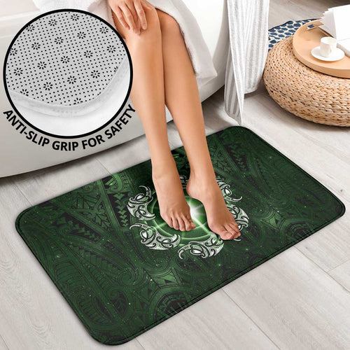 New Zealand Matariki Tupuarangi Bathroom Set Maori Moko Green Galaxy