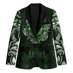 New Zealand Matariki Tupuarangi Blazer Maori Moko Green Galaxy