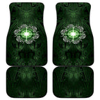 New Zealand Matariki Tupuarangi Car Mats Maori Moko Green Galaxy