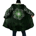 New Zealand Matariki Tupuarangi Cloak Maori Moko Green Galaxy