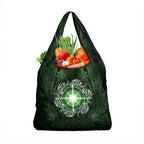 New Zealand Matariki Tupuarangi Grocery Bag Maori Moko Green Galaxy