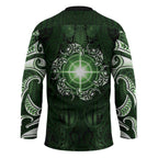 New Zealand Matariki Tupuarangi Hockey Jersey Maori Moko Green Galaxy