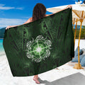 New Zealand Matariki Tupuarangi Sarong Maori Moko Green Galaxy