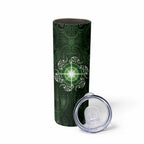 New Zealand Matariki Tupuarangi Skinny Tumbler Maori Moko Green Galaxy