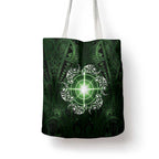 New Zealand Matariki Tupuarangi Tote Bag Maori Moko Green Galaxy