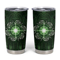New Zealand Matariki Tupuarangi Tumbler Cup Maori Moko Green Galaxy