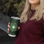 New Zealand Matariki Tupuarangi Tumbler Cup Maori Moko Green Galaxy