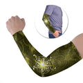 New Zealand Matariki Hiwaiterangi Arm Sleeves Maori Moko Yellow Galaxy
