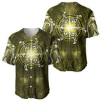 New Zealand Matariki Hiwaiterangi Baseball Jersey Maori Moko Yellow Galaxy