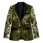 New Zealand Matariki Hiwaiterangi Blazer Maori Moko Yellow Galaxy