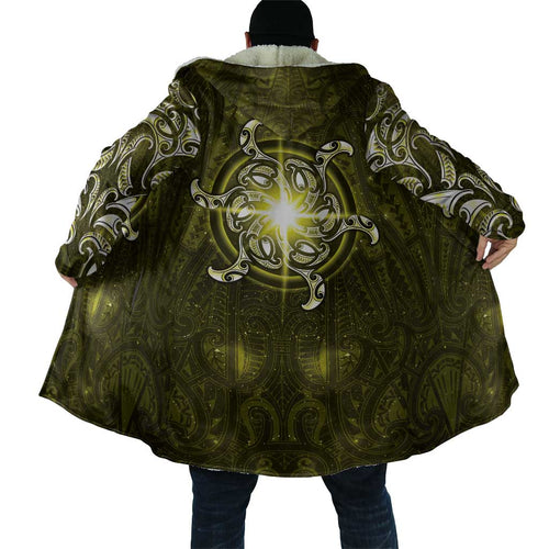 New Zealand Matariki Hiwaiterangi Cloak Maori Moko Yellow Galaxy