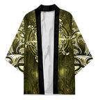 New Zealand Matariki Hiwaiterangi Kimono Maori Moko Yellow Galaxy