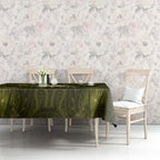 New Zealand Matariki Hiwaiterangi Tablecloth Maori Moko Yellow Galaxy