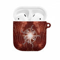 New Zealand Matariki Pohutukawa AirPods Case Maori Moko Red Galaxy