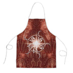 New Zealand Matariki Pohutukawa Apron Maori Moko Red Galaxy