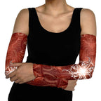 New Zealand Matariki Pohutukawa Arm Sleeves Maori Moko Red Galaxy