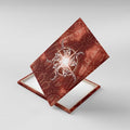 New Zealand Matariki Pohutukawa Canvas Wall Art Maori Moko Red Galaxy