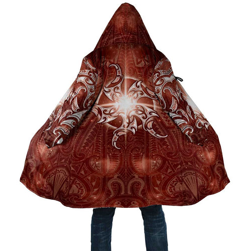 New Zealand Matariki Pohutukawa Cloak Maori Moko Red Galaxy