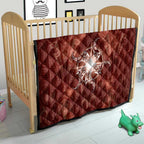New Zealand Matariki Pohutukawa Quilt Maori Moko Red Galaxy