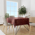 New Zealand Matariki Pohutukawa Tablecloth Maori Moko Red Galaxy