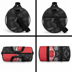 New Zealand Aotearoa Duffle Bag Kiwi Fern Maori Pattern Red Version