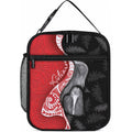 New Zealand Aotearoa Lunch Bag Kiwi Fern Maori Pattern Red Version