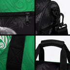 New Zealand Aotearoa Duffle Bag Kiwi Fern Maori Pattern Green Version