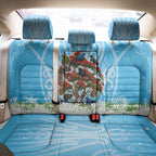 New Zealand Birds Christmas Back Car Seat Cover Pohutukawa Xmas Tree
