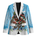 New Zealand Birds Christmas Blazer Pohutukawa Xmas Tree