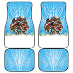 New Zealand Birds Christmas Car Mats Pohutukawa Xmas Tree