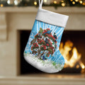 New Zealand Birds Christmas Stocking Pohutukawa Xmas Tree