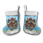 New Zealand Birds Christmas Stocking Pohutukawa Xmas Tree