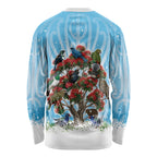 New Zealand Birds Christmas Long Sleeve Shirt Pohutukawa Xmas Tree
