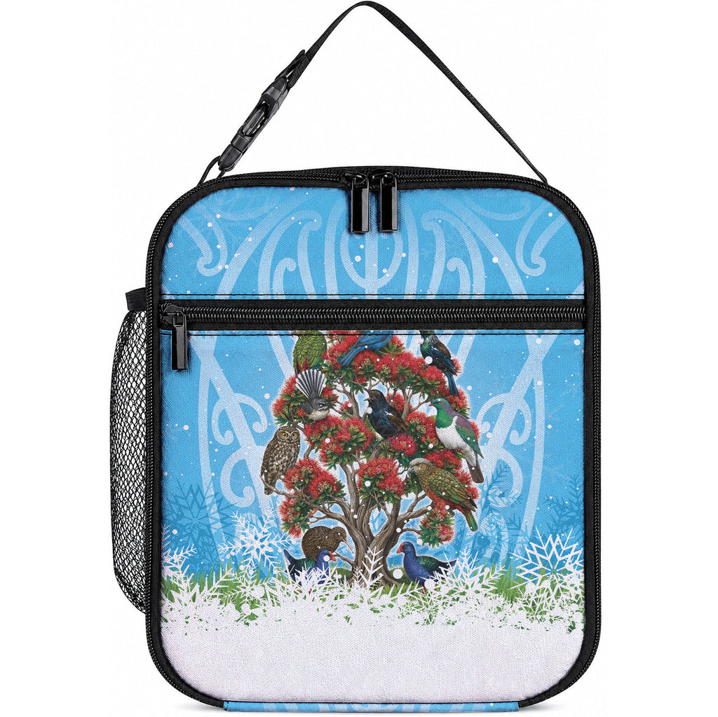 New Zealand Birds Christmas Lunch Bag Pohutukawa Xmas Tree