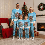 New Zealand Birds Christmas Pajama Set Pohutukawa Xmas Tree