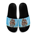 New Zealand Birds Christmas Slide Sandals Pohutukawa Xmas Tree