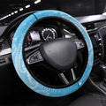 New Zealand Birds Christmas Steering Wheel Cover Pohutukawa Xmas Tree