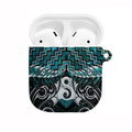 New Zealand Maori AirPods Case Poutama Pikorua - Single Twist Paua Shell