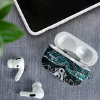 New Zealand Maori AirPods Case Poutama Pikorua - Single Twist Paua Shell