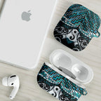 New Zealand Maori AirPods Case Poutama Pikorua - Single Twist Paua Shell